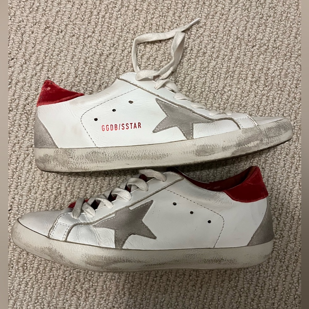 Golden Goose Superstar Sneakers Velvet Leather Size: 39 Fits sizes 8.5-9